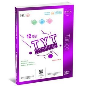 Türkçe 12'li Deneme 2021 Model-ÜçDörtBeş Yayınları + TYT Türkçe 10 Deneme-Azza Yayınları