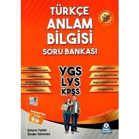 Türkçe Anlam Bilgisi Soru Bankası - Ethem Tefek Önder Dönmez