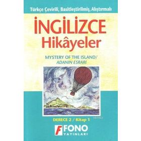 TÜRKÇE ÇEVİRİLİ, BASİTLEŞTİRİLMİŞ, ALIŞTIRMALI İNGİLİZCE HIKAYELER ADANIN ESRARI KITAP 1 / DERECE - KOMISYON