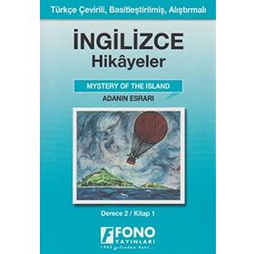 TÜRKÇE ÇEVİRİLİ, BASİTLEŞTİRİLMİŞ, ALIŞTIRMALI İNGİLİZCE HIKAYELER ADANIN ESRARI KITAP 1 / DERECE - KOMISYON