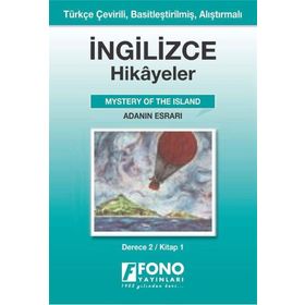 TÜRKÇE ÇEVİRİLİ, BASİTLEŞTİRİLMİŞ, ALIŞTIRMALI İNGİLİZCE HIKAYELER ADANIN ESRARI KITAP 1 / DERECE - KOMISYON