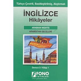TÜRKÇE ÇEVİRİLİ, BASİTLEŞTİRİLMİŞ, ALIŞTIRMALI İNGİLİZCE HIKAYELER ARABISTAN GECELERI DERECE 3 / K - KOMISYON