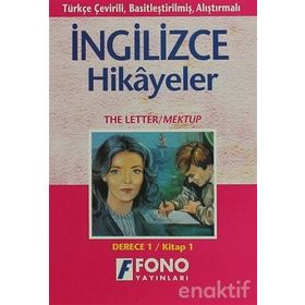 TÜRKÇE ÇEVİRİLİ, BASİTLEŞTİRİLMİŞ, ALIŞTIRMALI İNGİLİZCE HIKAYELER MEKTUP / THE LETTER DERECE 1 / - KOMISYON