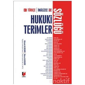 Türkçe-İngilizce Hukuki Terimler Sözlüğü