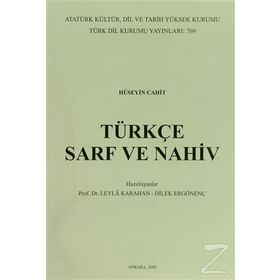 Türkçe Sarf ve Nahiv - Hüseyin Cahit