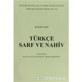 Türkçe Sarf ve Nahiv - Hüseyin Cahit