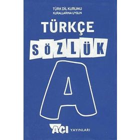 Türkçe Sözlük-Açı Yayınları