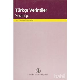 Türkçe Verintiler Sözlüğü - Günay Karaağaç