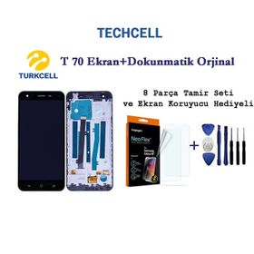 Turkcell T70 Dokunmatik Siyah Çıtasız Lcd Ekran