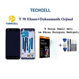 Turkcell T70 Dokunmatik Siyah Çıtasız Lcd Ekran