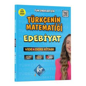 Türkçenin Matematiği Tüm Sınavlar İçin Edebiyat Video Ders Kitabı Gamze Hoca KR Akademi Yayınları