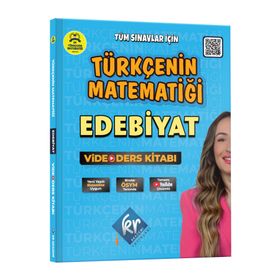 Türkçenin Matematiği Tüm Sınavlar İçin Edebiyat Video Ders Kitabı Gamze Hoca KR Akademi Yayınları
