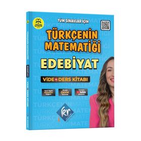 Türkçenin Matematiği Tüm Sınavlar İçin Edebiyat Video Ders Kitabı Gamze Hoca KR Akademi Yayınları