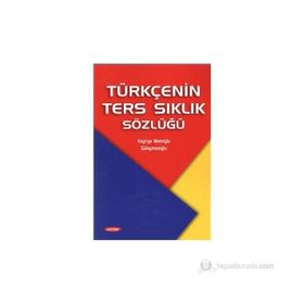 TÜRKÇENİN TERS SIKLIK SÖZLÜĞÜ - HAYRIYE SÜLEYMANOĞLU - MEMOĞLU