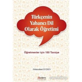 Türkçenin Yabancı Dil Olarak Öğretimi - Abdurrahim Elveren