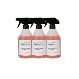 Turkish Care 3x500 ml Ayakkabı ve Kumaş Temizleme Spreyi
