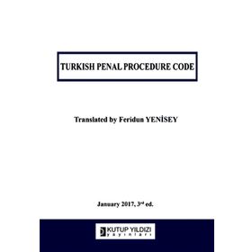 Turkish Penal Procedure Code - Feridun Yenisey