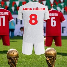 Türkiye Arda Güler Milli Takım 2026 Beyaz Fifa Dünya Kupası Çocuk Forması
