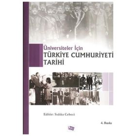 TÜRKİYE CUMHURIYETI TARIHI - SIDIKA CEBECI