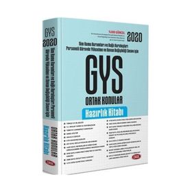 Türkiye Kamu Kurumları ve Bağlı Kuruluşları Personeli GYS ve Unvan Değişikliği Ortak Konular Hazırlık Kitabı - Data Yayınları