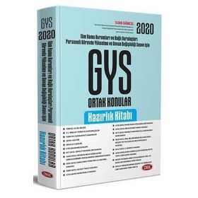 Türkiye Kamu Kurumları ve Bağlı Kuruluşları Personeli GYS ve Unvan Değişikliği Ortak Konular Hazırlık Kitabı - Data Yayınları