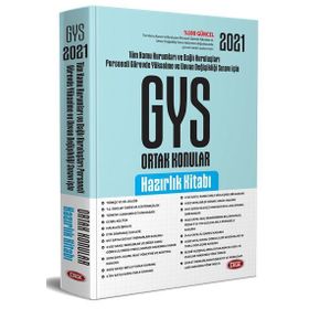 Türkiye Kamu Kurumları ve Bağlı Kuruluşları Personeli GYS ve Unvan Değişikliği Ortak Konular Hazırlık Kitabı - Data Yayınları