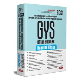 Türkiye Kamu Kurumları ve Bağlı Kuruluşları Personeli GYS ve Unvan Değişikliği Ortak Konular Hazırlık Kitabı - Data Yayınları