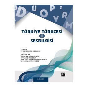 Türkiye Türkçesi 1 - Ses Bilgisi - Özgür Ay