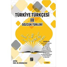 Türkiye Türkçesi 3 Sözcük Türleri - Kollektif