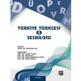 Türkiye Türkçesi Dil Bilgisi I Türkiye Türkçesi Ses Bilgisi - Pegem Akademi Yayıncılık