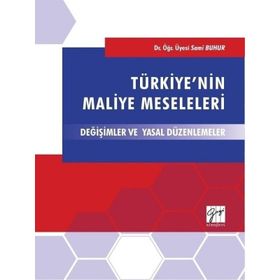 Türkiye'nin Maliye Meseleleri - Sami Buhur