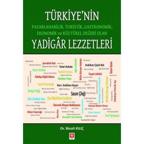 Türkiye'nin Pazarlanabilir Turistik Gastronomik Ekonomik ve Kültürel Değeri Olan Yadigar Lezzetler Binali Kılıç Binali Kılıç