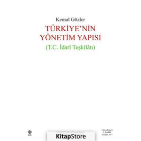 Türkiye'nin Yönetim Yapısı - Kemal Gözler