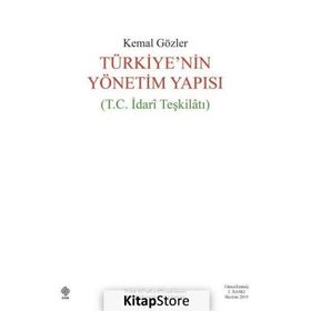 Türkiye'nin Yönetim Yapısı - Kemal Gözler