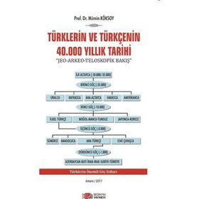 Türklerin ve Türkçenin 40.000 Yıllık Tarihi - Mümin Köksoy