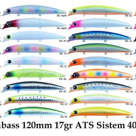 Turko Seabass TR-58 120 mm 17 gr ATS Sistem Rapala Maket Balık