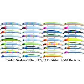 Turko Seabass TR-68 120 mm 17 gr ATS Sistem Rapala Maket Balık