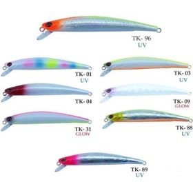 Turko TK-89 90 mm 5,4 gr Kurşun Arkası Rapala Maket Balık