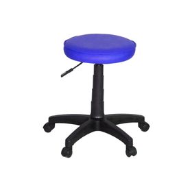 Türksit Amortisörlü P. Mavi Tabure