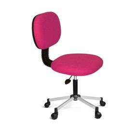 Türksit Eko Kolçaksız Krom Ayak Pembe Koltuk