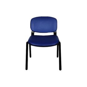 Türksit Form 2 Adet Set P.Mavi Deri Sandalye