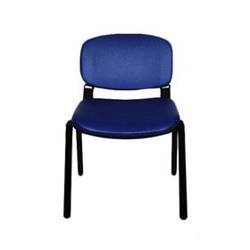 Türksit Form 2 Adet Set P.Mavi Deri Sandalye