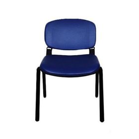 Türksit Form 2 Adet Set P.Mavi Deri Sandalye