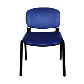 Türksit Form 2 Adet Set P.Mavi Deri Sandalye
