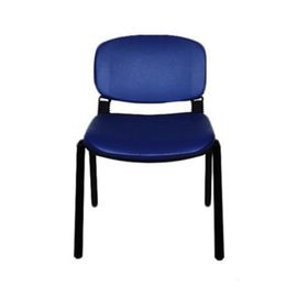 Türksit Form 2 Adet Set P.Mavi Deri Sandalye