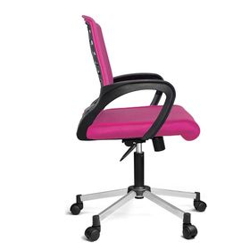 Türksit Karizma Pembe Krom Ayak File Yönetici Koltuğu