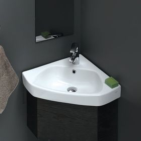 Turkuaz 001900 46x46 Cm Arda Köşe Lavabo