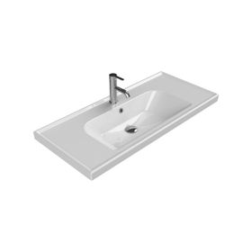 Turkuaz 031400 100x45 cm Frame Etajerli Lavabo