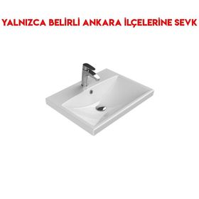 Turkuaz 032000-U 60x45 cm Cerastyle Elite Etajerli Lavabo