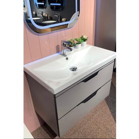 Turkuaz 032300-U 90x45 cm Cerastyle Elite Etajerli Lavabo